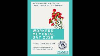 Workers' Memorial Day 2026