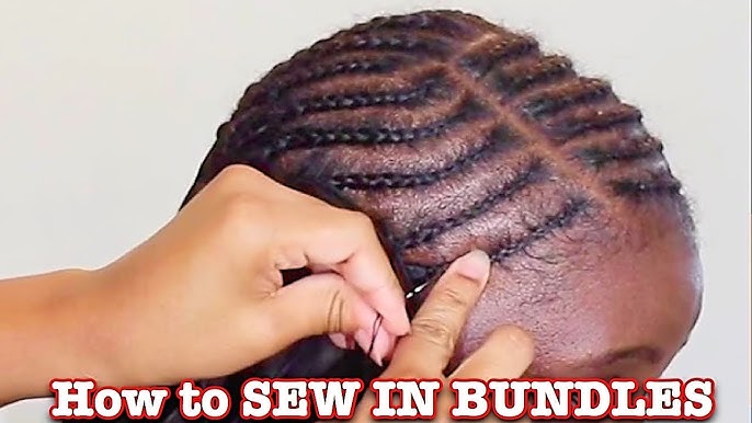 How to do braid-less sew-in weave. [ FOLLOW me on INSTAGRAM @nynystyle] 