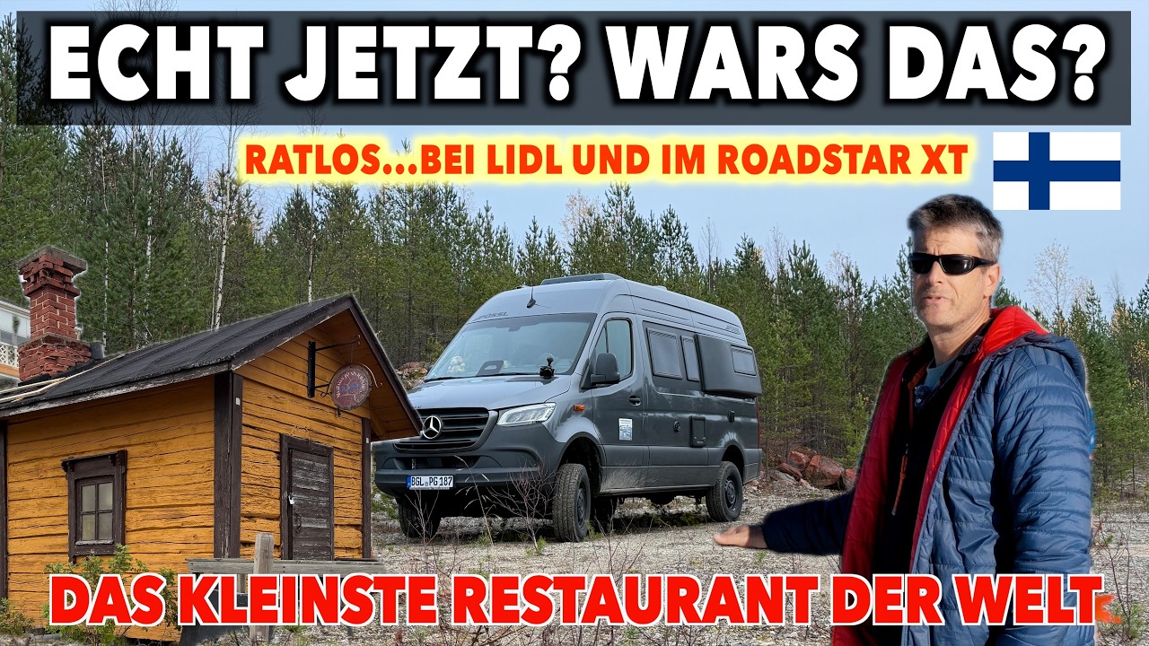 #1497 ES WIRD SCHLIMMER🪫🙈 | Iisalmi - kleinstes Restaurant der Welt | Lidl Waage & App | Roadstar XT