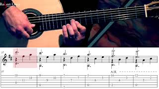 Melancholia - Artificial Harmonics - Includes Full Sheet Musictab - Robert Lunn