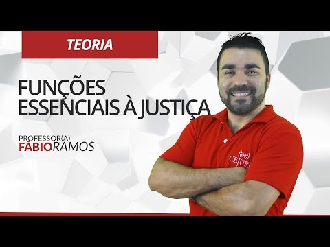 Direito Constitucional: Funções essenciais à Justiça - Professor Fábio Ramos