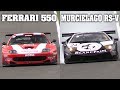 Ferrari 550 GT1 vs Lamborghini Murcielago RS-V - V12 Sound Comparison @ Spa-Francorchamps!