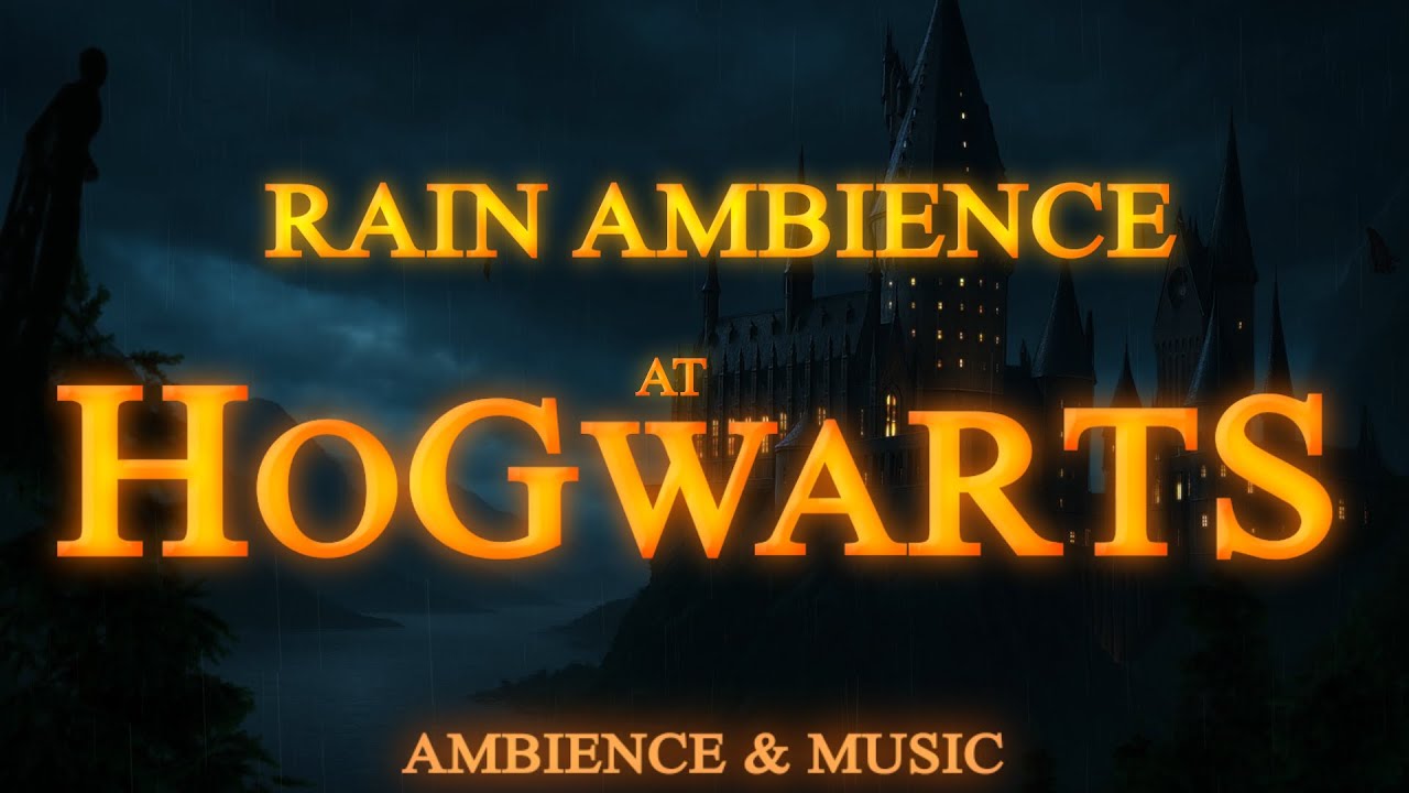 Harry Potter | Rainy Night at Hogwarts : Ambience & Music
