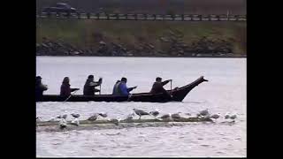 Canoe paddling technique and coordination (Audio Described)