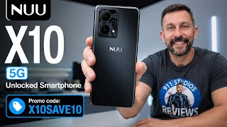 NUU X10 5G Smart Phone with Street Ready 5G - Three Carriers Everything You Need Right in the Box