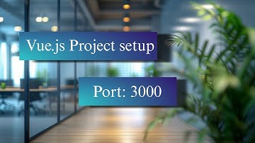 Vue.js Tutorial for Beginners  | Part1 | full-stack Project | vue.js + Django project 