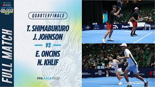 Shimabukuro/Johnson vs Oncins/Khlif - Men's Doubles QF | Hang Seng Bank Hong Kong Slam 2026