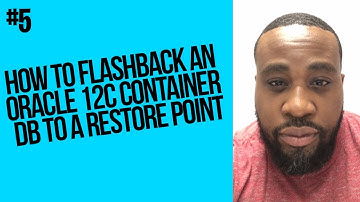 How To Flashback A Container Database With Restorepoint- Oracle 12C Adminsitration