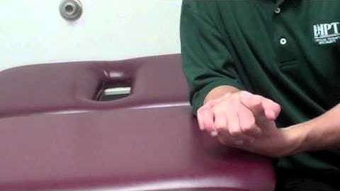 Ulnar deviation stretch - HPT Huntington Physical Therapy 25703