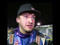 🏁 Briggs Danner reacts after scoring a big sprint car win in the #USAC Circle City Salute. 🏆