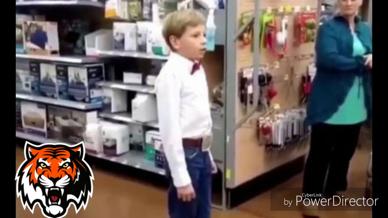 Kid Singing in Walmart (Remix) [Bass Boosted] YouTube