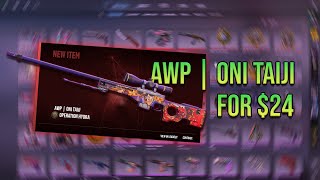 How To Get An AWP Oni Taiji For Just $24!