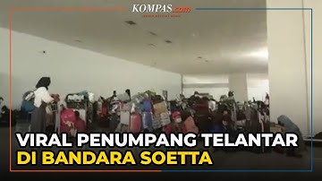 Viral Video Penumpang Telantar di Bandara Soetta, Ini Penjelasannya