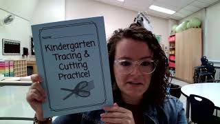 Kindergarten Packet Instructions