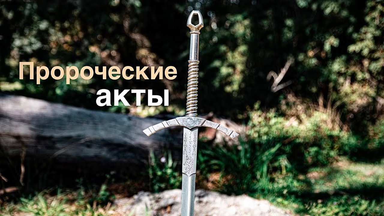 Пророческие акты - Prophetische Handlungen