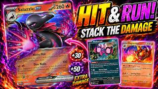 Hit, Run, and Watch the Damage Stack with Salazzle ex