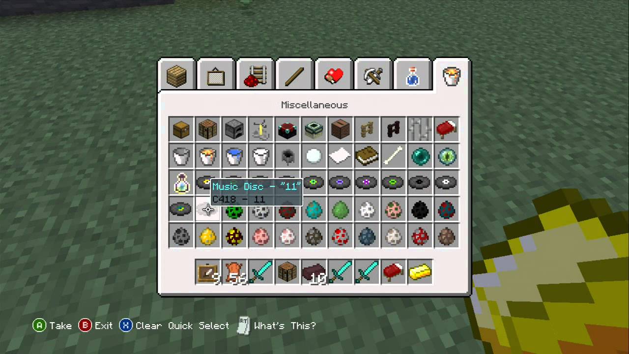 Minecraft Xbox 360 - Title Update #9 - Item Frames. - YouTube