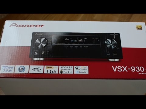 Pioneer VSX-930-K Unboxing / Overview