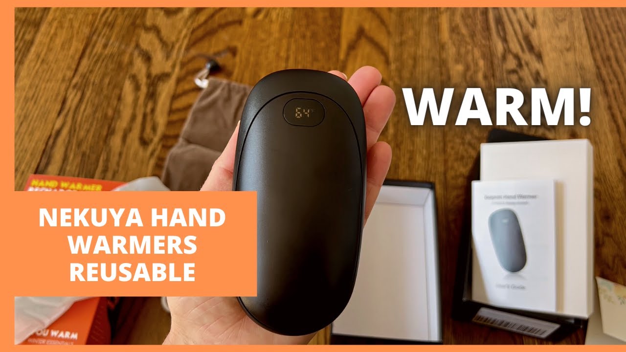 Nekuya Hand Warmers Rechargeable 10000mAh, Portable Electric Hand