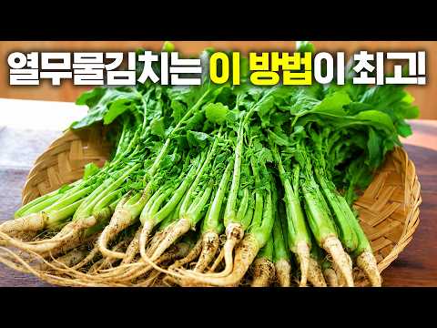 열무물김치 풋내, <strong>쓴맛</strong> X 시원하게 청량감 있는 국물의 비결
