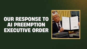 Statement from Alliance CEO Brendan Steinhauser on AI Federal Preemption