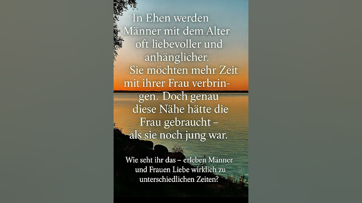 Wenn Nähe zu spät kommt – ein stilles Drama der Liebe #ehe #beziehung #partnerschaft #leben