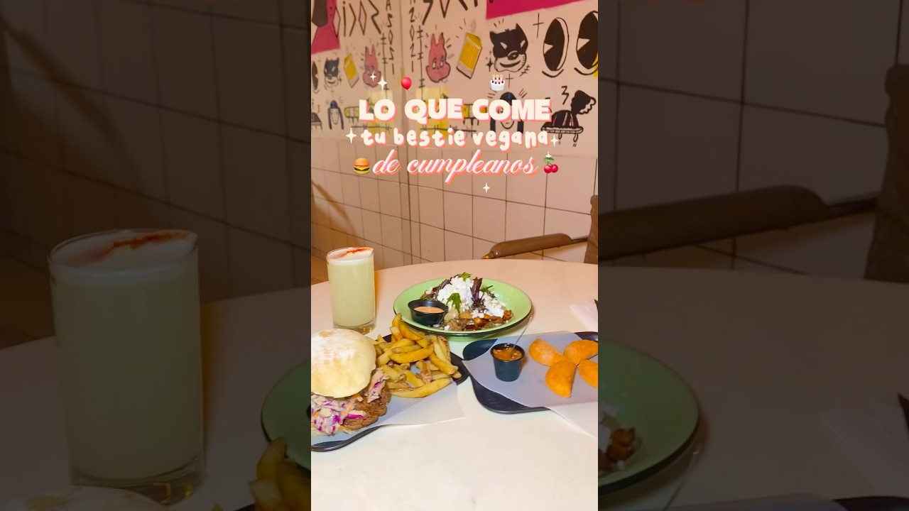 Lo que como en un día (vegan birthday) 🎂 