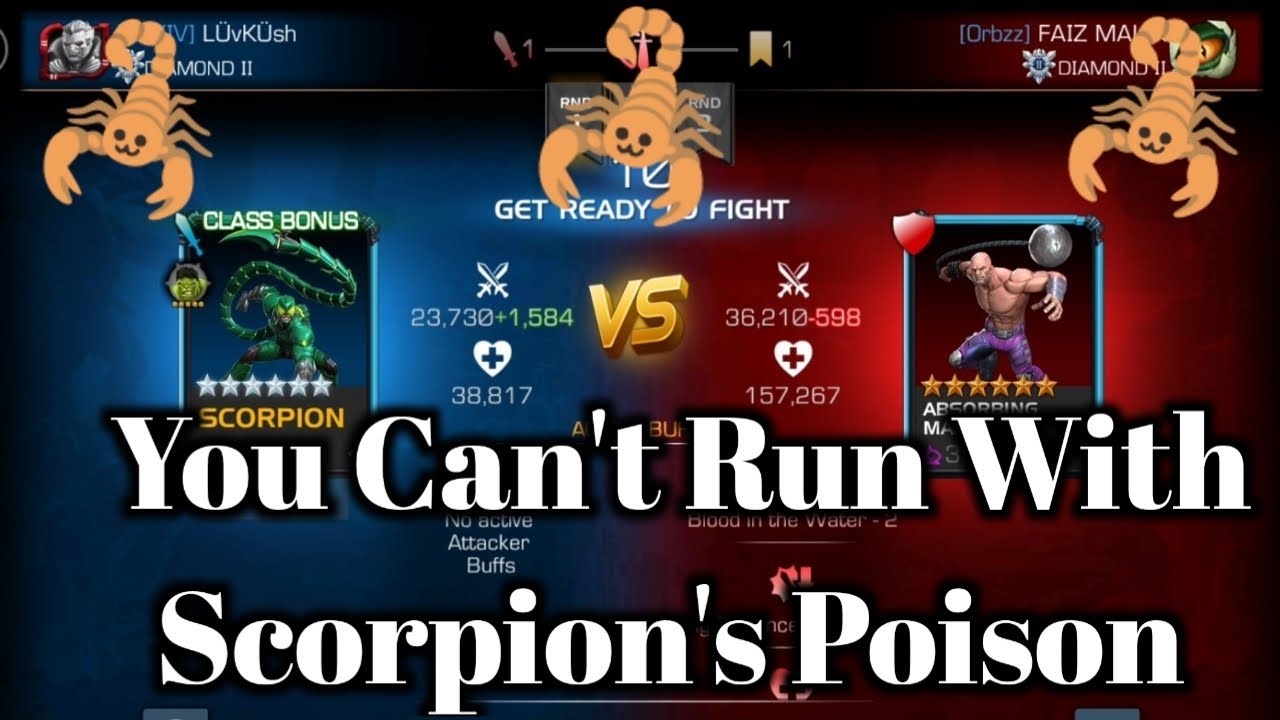 You Can't Run With Scorpion's Poison 🦂☠️ | Mcoc Ishvalangaming | Mcoc