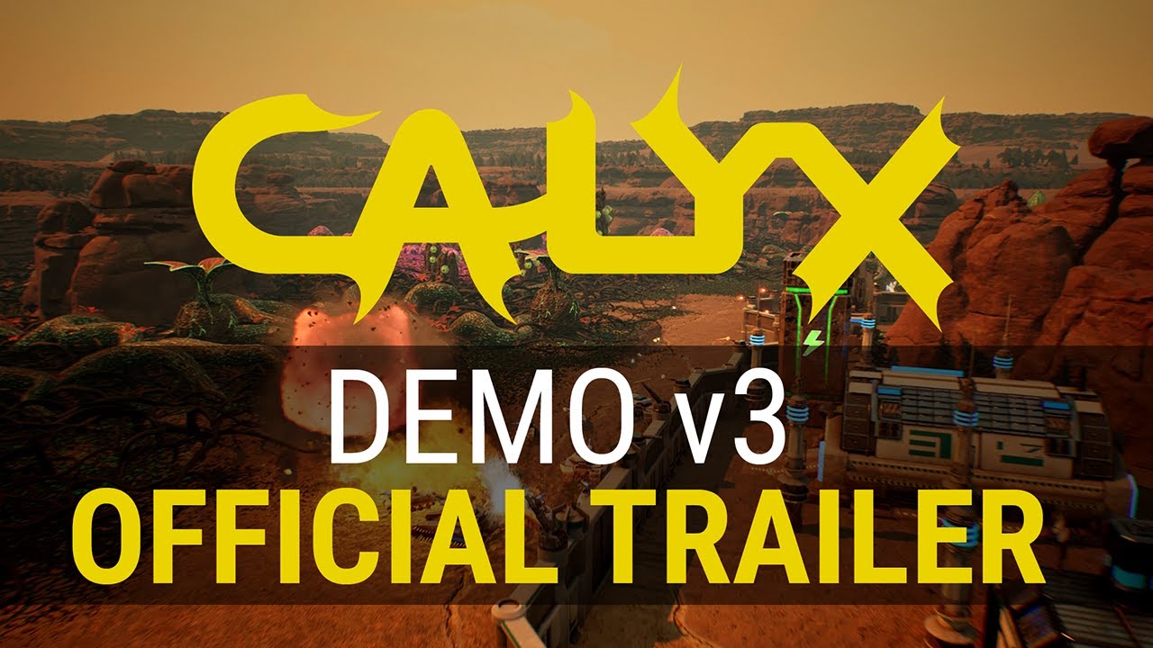 Calyx Demo v3 - Official Trailer - Sandstorms, unit upgrades and more lasers! Free Demo on Steam