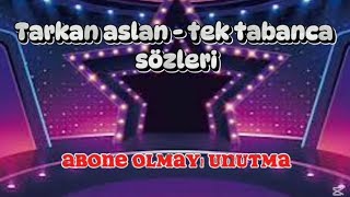 Tarkan Aslan - Tek Tabanca (Iyi Dinlemeler Umarım Seversiniz Şfet Resimi