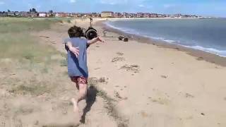 Learning Corks off a small sand ledge... Fail no 1
