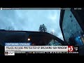 Authorities try to ID protester who smashed police van window