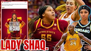 Iowa State's Audi Crooks Will DESTROY FOES in March Madness as LADY SHAQ WRECKS! WNBA
