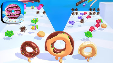 HOT DONUT 3D ALL LEVELS GAMEPLAY ANDROID,IOS (PART 7)