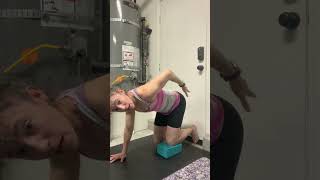 Bear Hip Shift - IR/ER - foot against wall