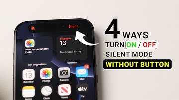 4 manieren om de stille modus op de iPhone in en uit te schakelen zonder knop