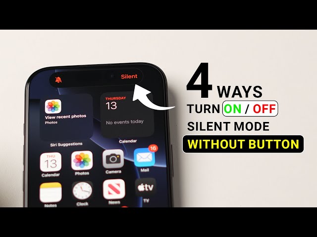 4 Ways to Turn ON and OFF Silent Mode Without Button on iPhone - YouTube 4 Ways to Turn ON and OFF Silent Mode Without Button on iPhone - YouTube