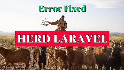 ERROR FIXED " SQLSTATEHY000 General error 1 no such table  " laravel HERD ON WINDOWS 10 - 2024