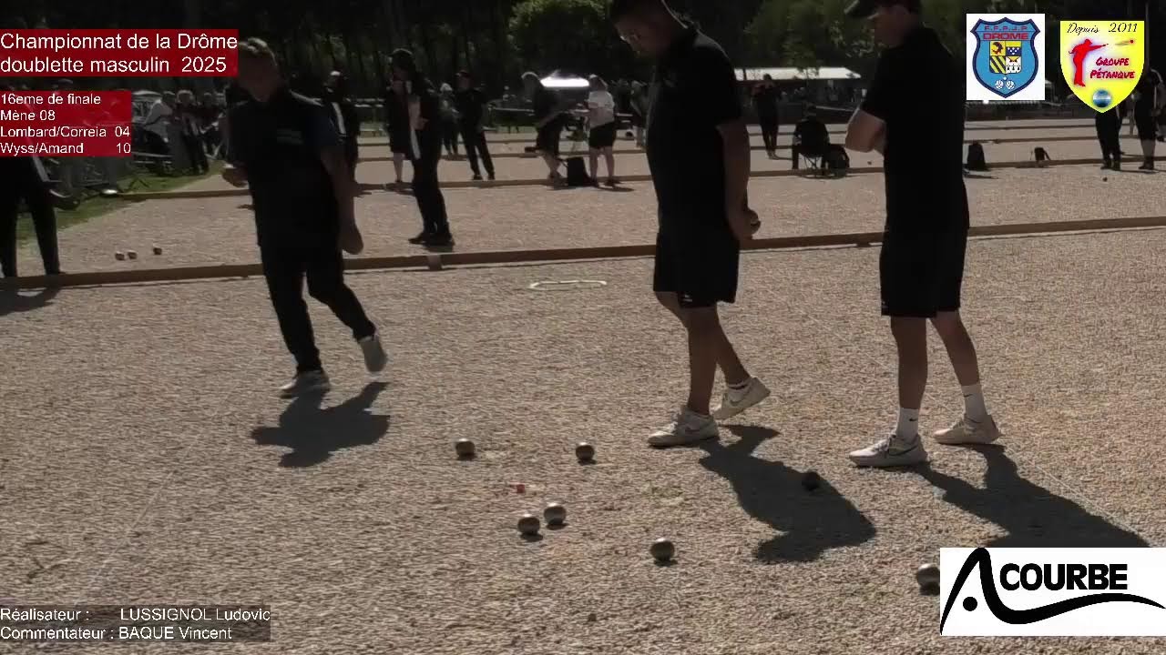Miniature : Championnat de la drôme Doublette masculin 2025