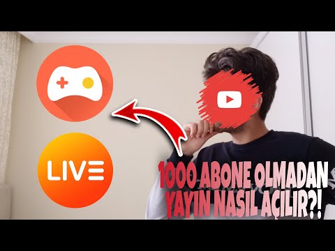 YOUTUBE DA 1000 ABONE OLMADAN NASIL CANLI YAYIN AÇILIR?!