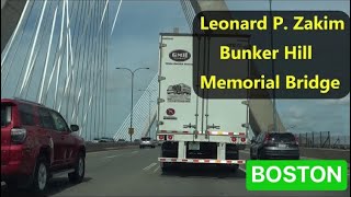 I-90 EB into Boston, MA / I-93 Tunnel / US-1 NB on Tobin Bridge