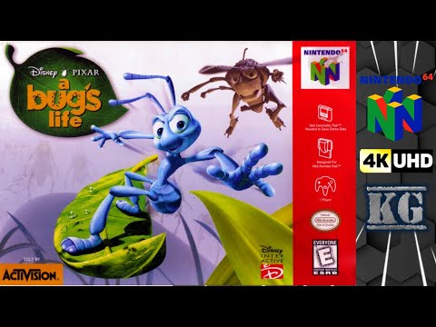 A Bug's Life [N64] 100% Gameplay Walkthrough FULL GAME [4K60ᶠᵖˢ UHD🔴]