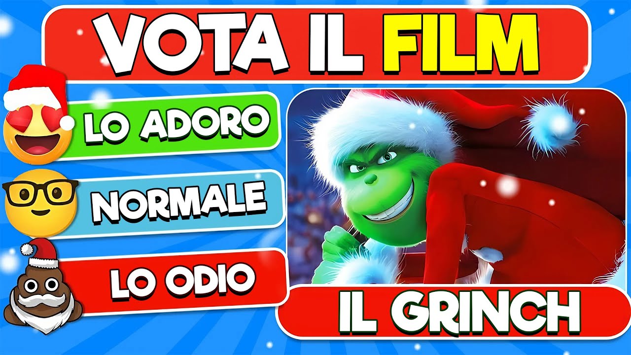 VOTA Il FILM di NATALE 🎅🎄Christmas Movie Quiz 2024