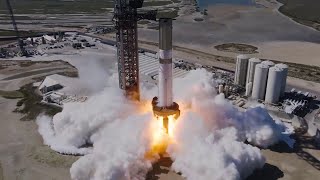 SpaceX Flight 4 Super Heavy booster static fire test - 6 April 2024 - #IFT4 by MechDesignTV 1,393 views 1 month ago 15 seconds