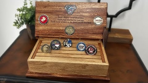 Challenge Coin Book Box