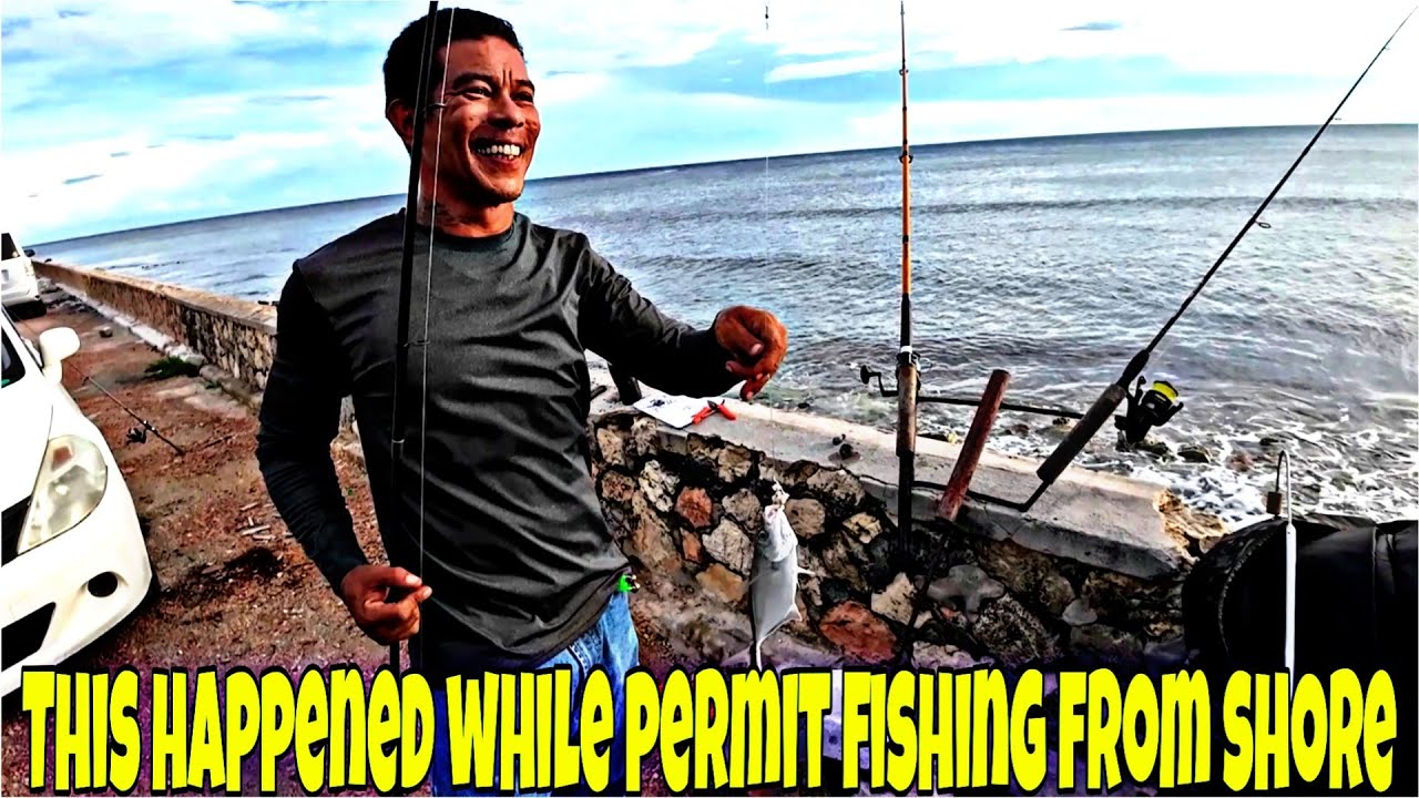 Это произошло во время ловли рыбы на щуку с берега на Ямайке.