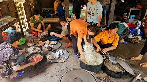 Ông bà cụ 90 tuổi sinh tồn nhận tiền nhà mới toàn món rau rừng mát lẹm. Nguyễn Tất Thắng
