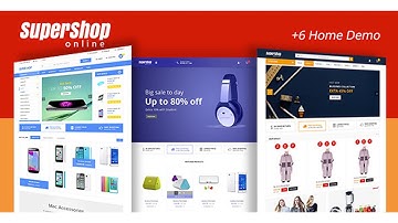 Super Shop - Market Store RTL Responsive WooCommerce WordPress Theme | Themeforest Website