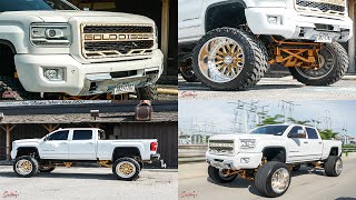 2016 Denali Duramax On 26S With 12 Inch Cognito Lift Cruises Thru Fort Worth Texas Fully Deleted