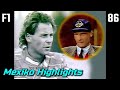Formel 1 Mexiko 1986 Gerhard Berger's erster GP-Sieg Benetton B186 Erich Weiss Niki Lauda ORF